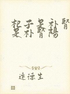 杞子是补肾阴还是补肾阳