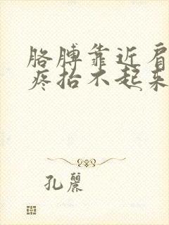 胳膊靠近肩膀处疼抬不起来