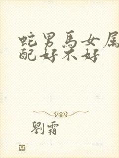 蛇男马女属相婚配好不好封面