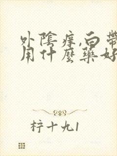 外阴痒,白带黄用什么药好