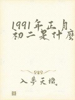 1991年正月初二是什么命