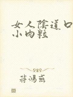 女人阴道口边有小肉粒