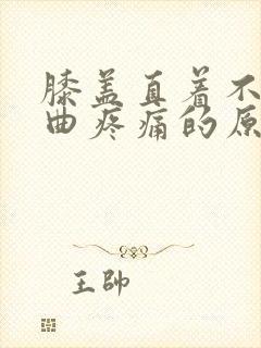 膝盖直着不痛弯曲疼痛的原因