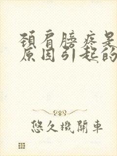 颈肩膀疼是什么原因引起的封面