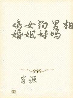 鸡女狗男相配的婚姻好吗