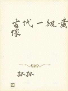 古代一级黄色录像封面