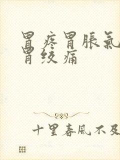 胃疼胃胀气打嗝胃绞痛封面