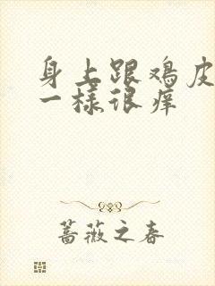 身上跟鸡皮疙瘩一样很痒