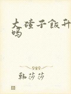 大碴子饭升血糖吗