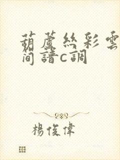 葫芦丝彩云之南简谱c调封面