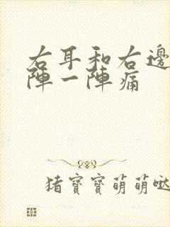 右耳和右边头一阵一阵痛