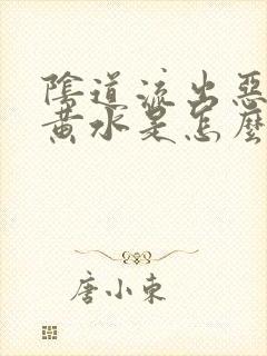 阴道流出恶臭的黄水是怎么回事