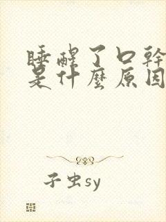 睡醒了口干口苦是什么原因引起的