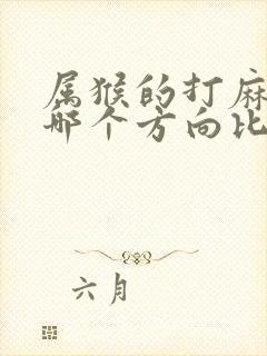 属猴的打麻将坐哪个方向比较好2020年