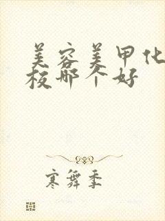 美容美甲化妆学校哪个好