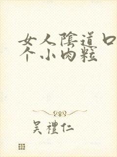 女人阴道口有两个小肉粒封面