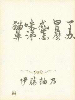 猫咪感冒了流黄鼻涕怎么办