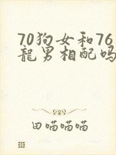 70狗女和76龙男相配吗