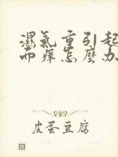 湿气重引起的下面痒怎么办封面