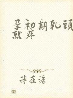 孕初期乳头一碰就疼封面