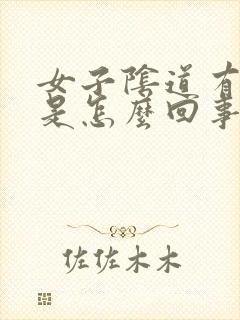 女子阴道有血 是怎么回事封面