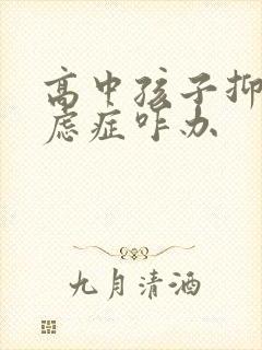 高中孩子抑郁焦虑症咋办封面