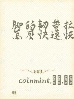 脚的韧带拉伤了怎么快速恢复封面