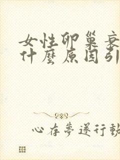 女性卵巢衰退是什么原因引起的