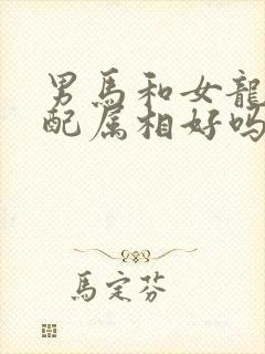 男马和女龙的婚配属相好吗