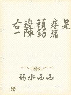 右边头疼是一阵一阵的痛