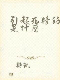 引起死精的原因是什么封面