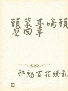 头蒙耳鸣头晕怎么回事封面