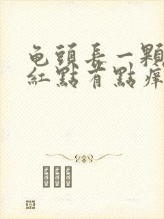 龟头长一颗颗小红点有点痒是什么原因