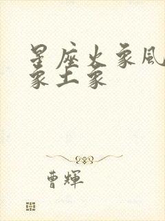 星座火象风象水象土象