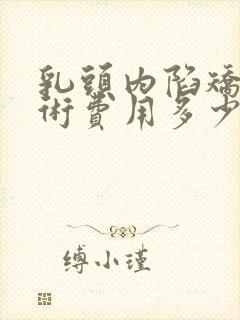 乳头内陷矫正手术费用多少