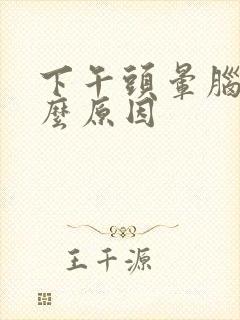 下午头晕脑胀什么原因