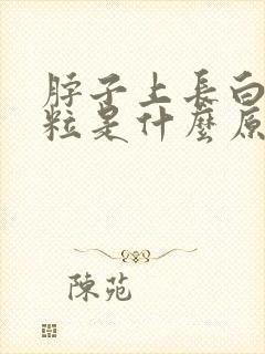 脖子上长白小肉粒是什么原因封面