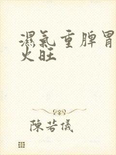 湿气重脾胃虚肝火旺