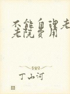 不能自理老人养老院费用