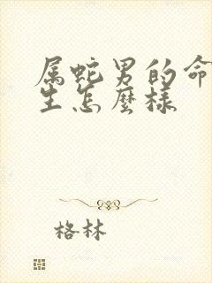 属蛇男的命运一生怎么样