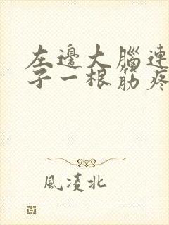 左边大脑连着脖子一根筋疼