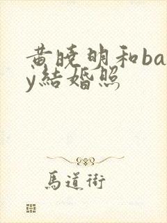 黄晓明和baby结婚照