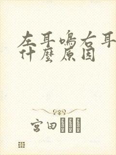 左耳鸣右耳堵是什么原因