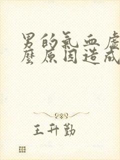 男的气血虚是什么原因造成的