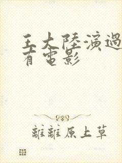 王大陆演过的所有电影