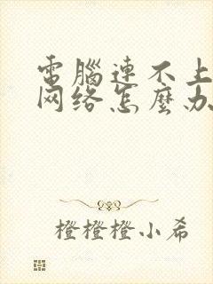 电脑连不上无线网络怎么办