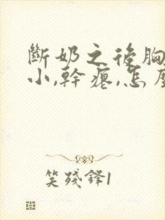 断奶之后胸部变小,干瘪,怎么恢复