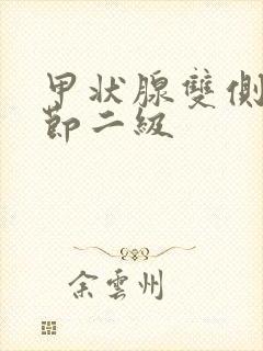 甲状腺双侧叶结节二级封面