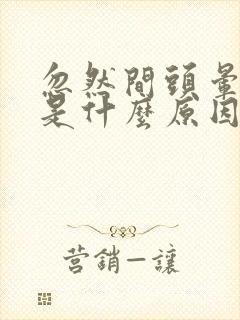 忽然间头晕恶心是什么原因引起