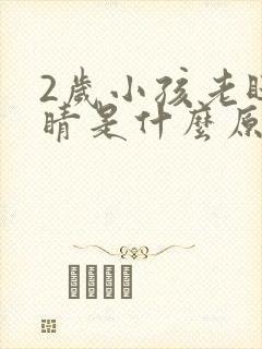 2岁小孩老眨眼睛是什么原因